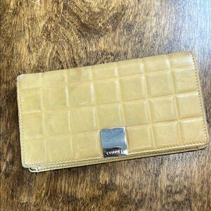 CHANEL‎ Gold Quilted Wallet